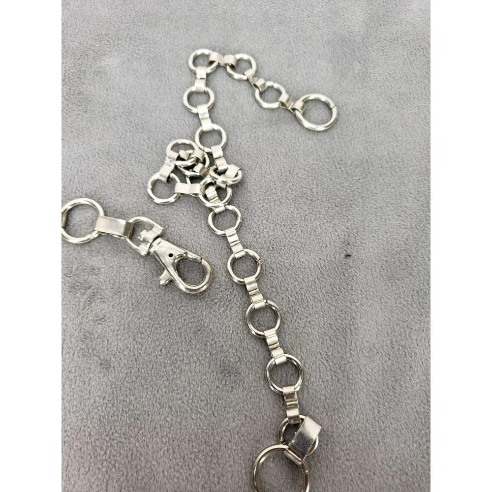 NY and Company Silver Square‎ Links Women's Fashion Adjustable Belt